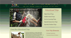 Desktop Screenshot of costaricaexplorations.org